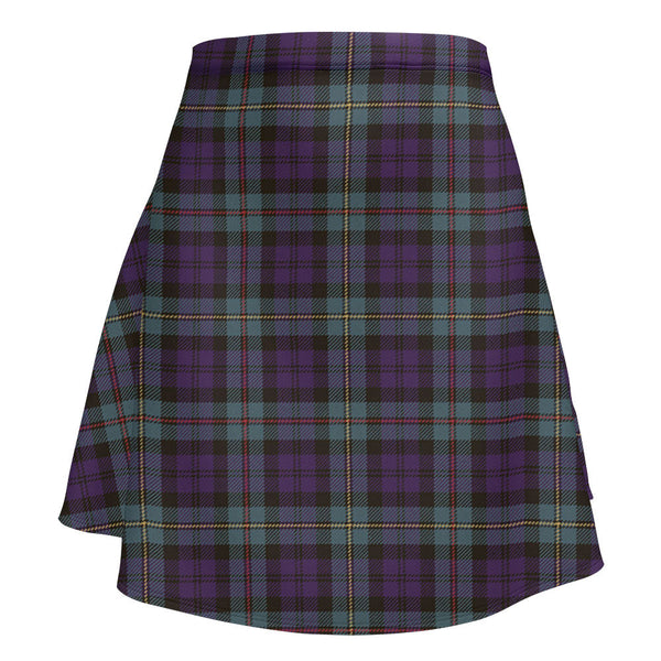 MacEwan Weathered Clan Badge Tartan Flared Skirt