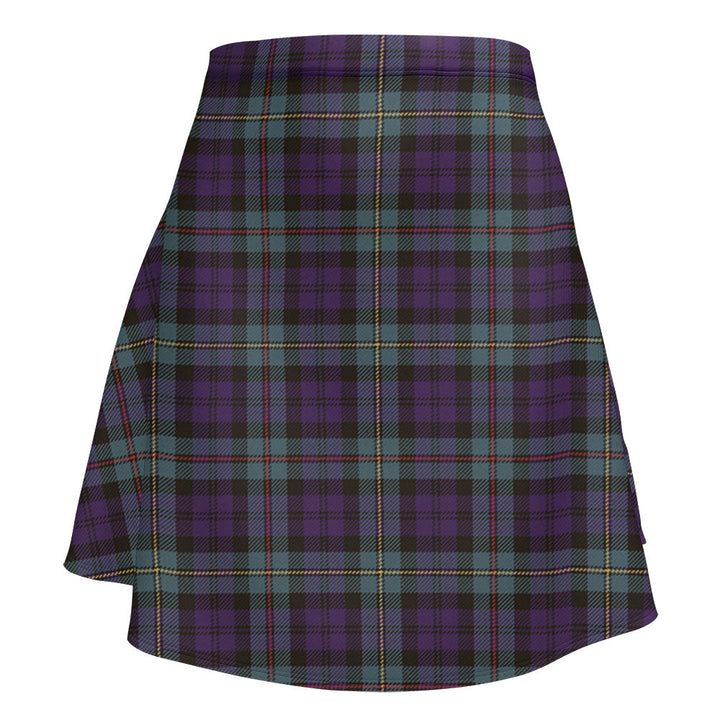 MacEwan Weathered Clan Badge Tartan Flared Skirt