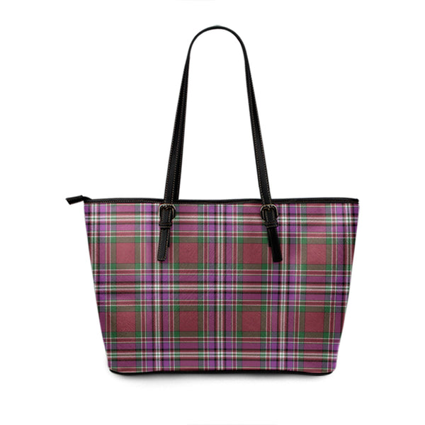 MacFarlane Lord Lyon sett Ancient Tartan Leather Tote Bag