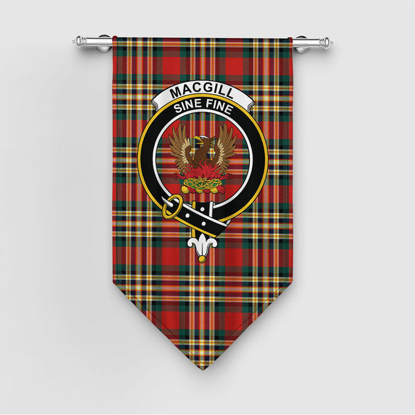 MacGill Modern Clan Badge Tartan Gonfalon