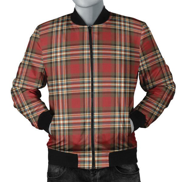 MacGill Weathered Clan Badge Tartan Bomber Jacket