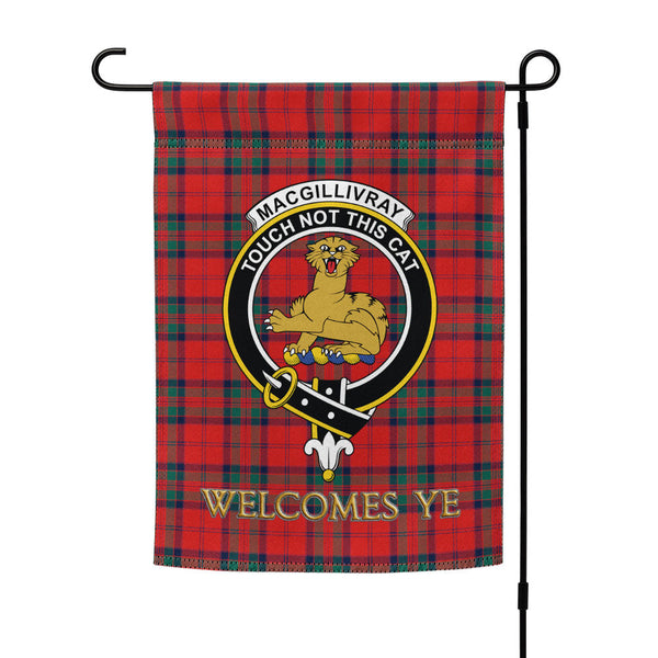 MacGillivray Modern Clan Badge Tartan Garden Flag