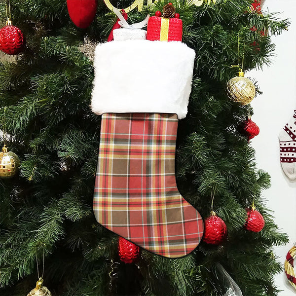 MacGlashan Weathered Clan Badge Tartan Christmas Stocking
