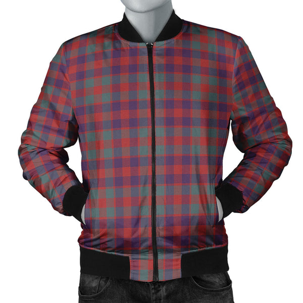 MacGowan (Gow) Weathered Clan Badge Tartan Bomber Jacket