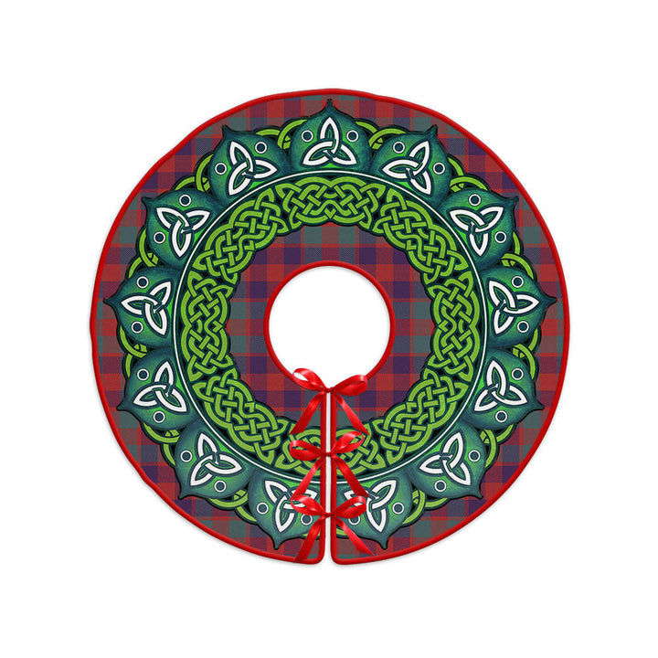 MacGowan (Gow) Weathered Clan Badge Tartan Christmas Tree Skirt Heritage Holiday Decor