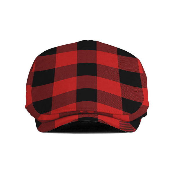 MacGregor Rob Roy (Gregor Red - Black) Modern Tartan Jeff Cap