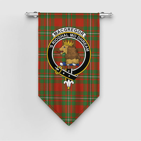 MacGregor (Gregor) Ancient Clan Badge Tartan Gonfalon