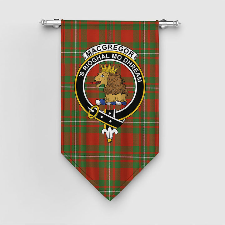 MacGregor (Gregor) Ancient Clan Badge Tartan Gonfalon