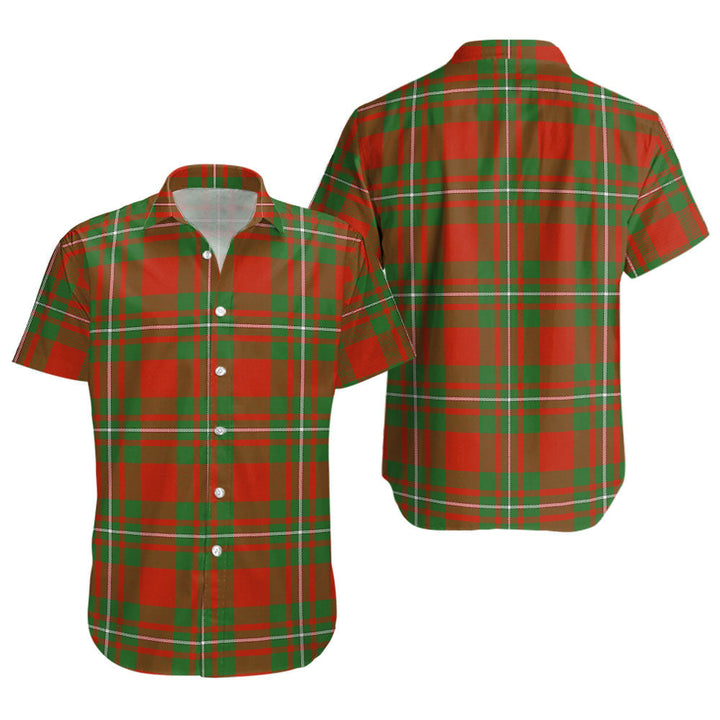 MacGregor (Gregor) Ancient Clan Badge Tartan Short Sleeve Shirt