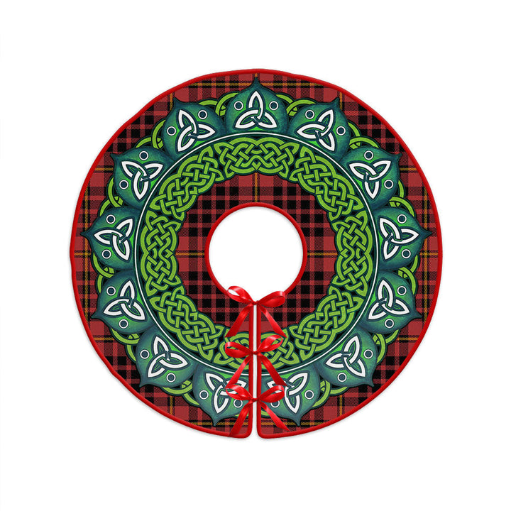 MacIan Ancient Clan Badge Tartan Christmas Tree Skirt Heritage Holiday Decor