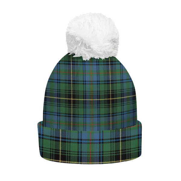 MacInnes Ancient Clan Badge Tartan Bobble Beanie Hat