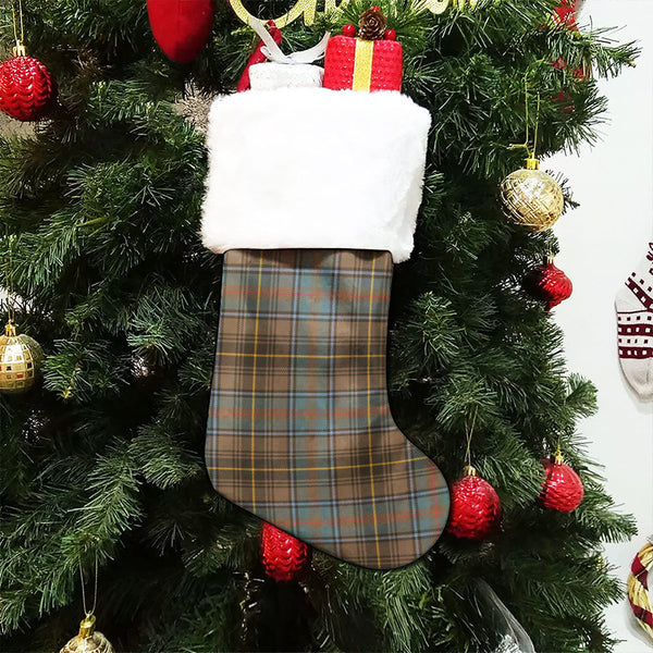 MacInnes Weathered Clan Badge Tartan Christmas Stocking