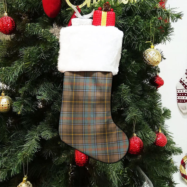 MacInnes Weathered Clan Badge Tartan Christmas Stocking