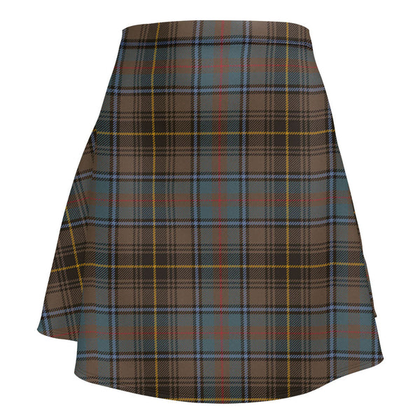 MacInnes Weathered Clan Badge Tartan Flared Skirt