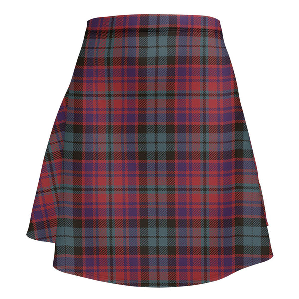 MacInroy Weathered Clan Badge Tartan Flared Skirt