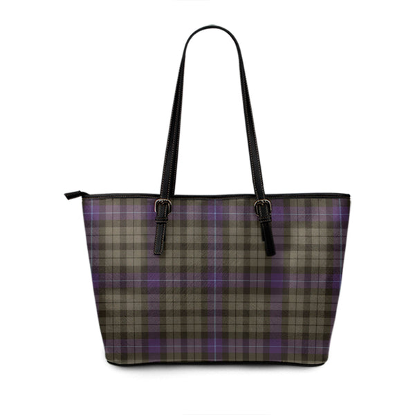 MacIntyre (MacGregor Hastie) Weathered Tartan Leather Tote Bag