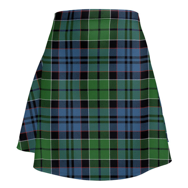 MacIsaac Modern Clan Badge Tartan Flared Skirt