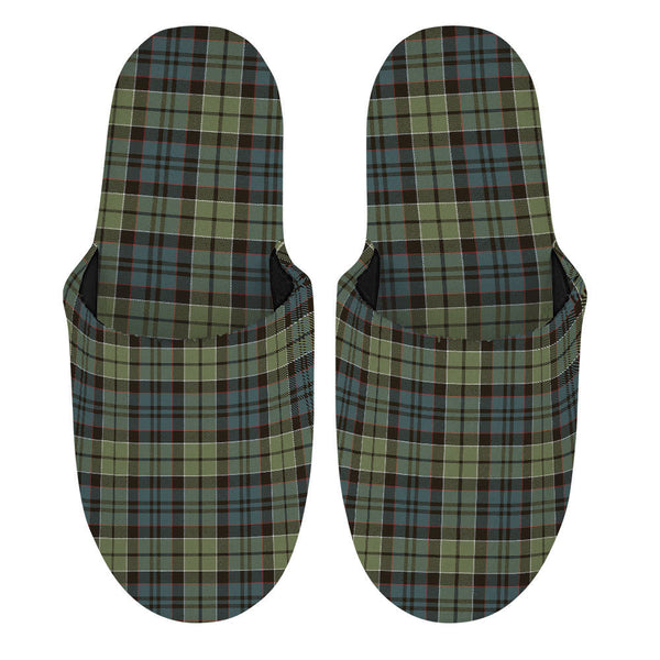 MacIsaac Weathered Clan Badge Tartan Mop Slippers