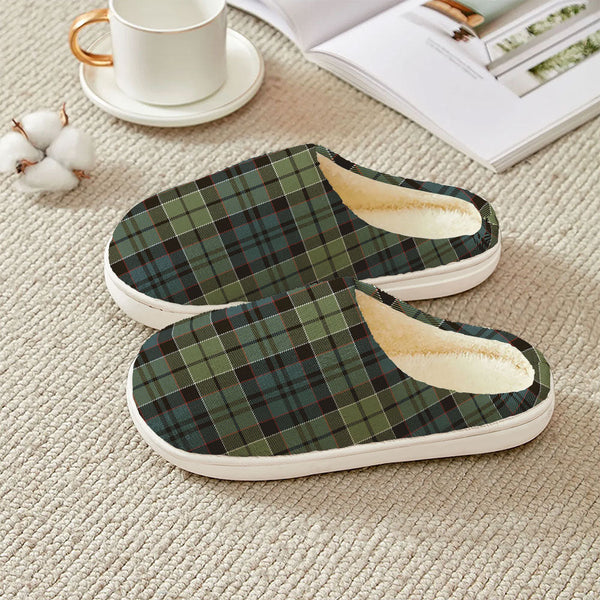 MacIsaac Weathered Clan Badge Tartan Plush Slipper