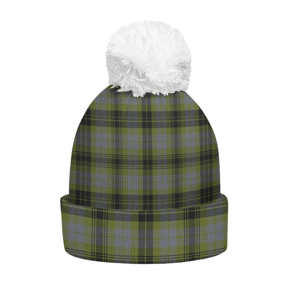 MacIver Modern Clan Badge Tartan Bobble Beanie Hat