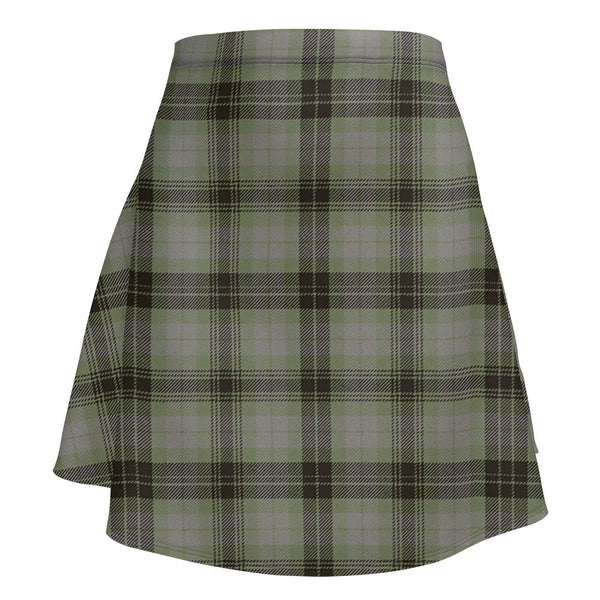 MacIver Weathered Clan Badge Tartan Flared Skirt