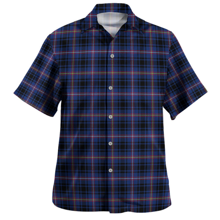 MacIver of Strome Modern Tartan Hawaiian Shirt