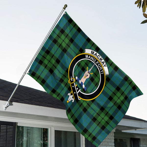 MacKay Ancient Clan Badge Tartan House Flag