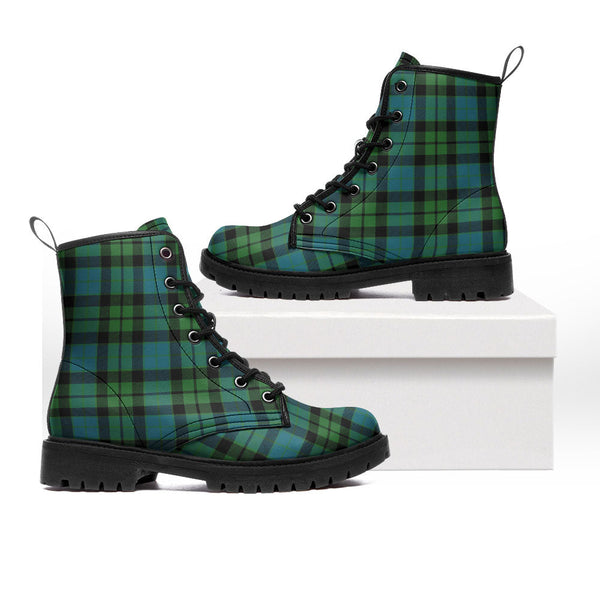 MacKay Ancient Clan Badge Tartan Leather Boots