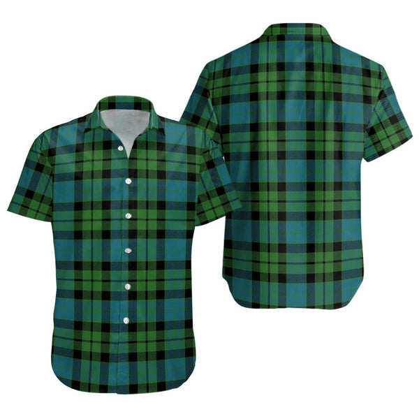 MacKay Ancient Clan Badge Tartan Short Sleeve Shirt
