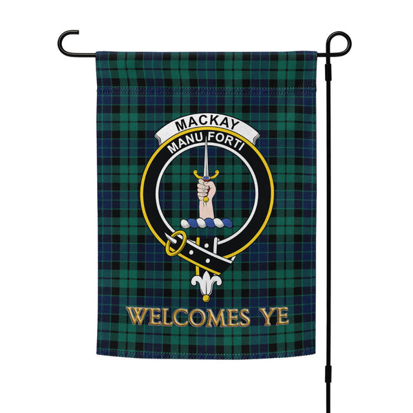MacKay Modern Clan Badge Tartan Garden Flag