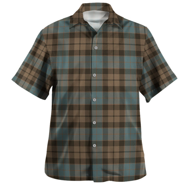 MacKay Weathered Clan Badge Tartan Hawaiian Shirt
