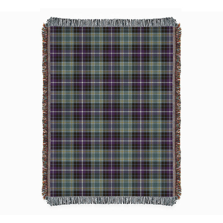 MacKellar Weathered Clan Badge Tartan Woven Blanket