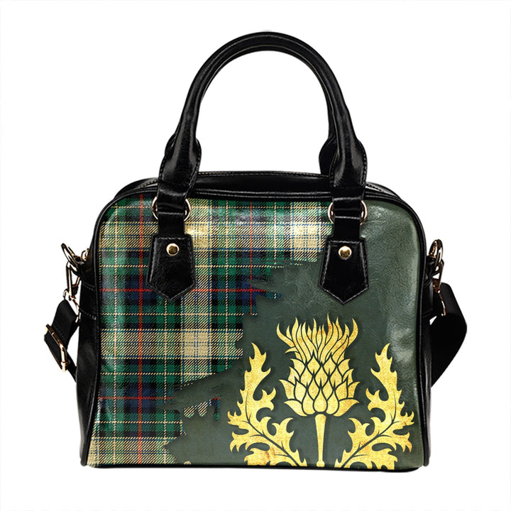 MacKenzie Dress Modern Tartan Shoulder Handbag Thistle Oldest Style