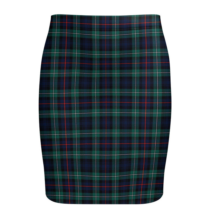 MacKenzie Modern Tartan Fitted Skirt
