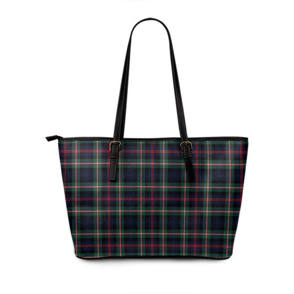 MacKenzie Morgan Modern Tartan Leather Tote Bag