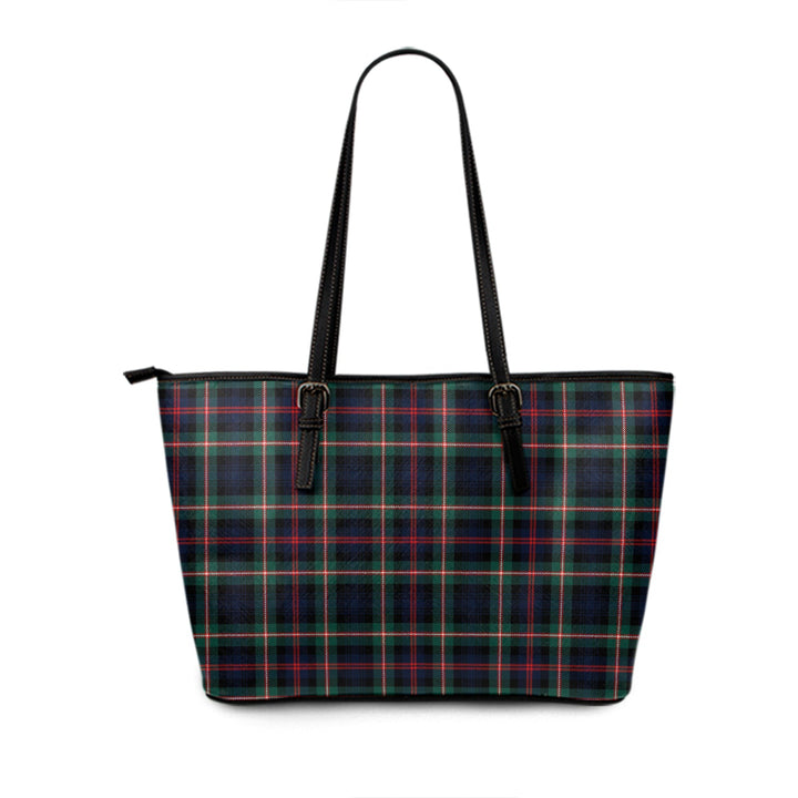 MacKenzie Morgan Modern Tartan Leather Tote Bag