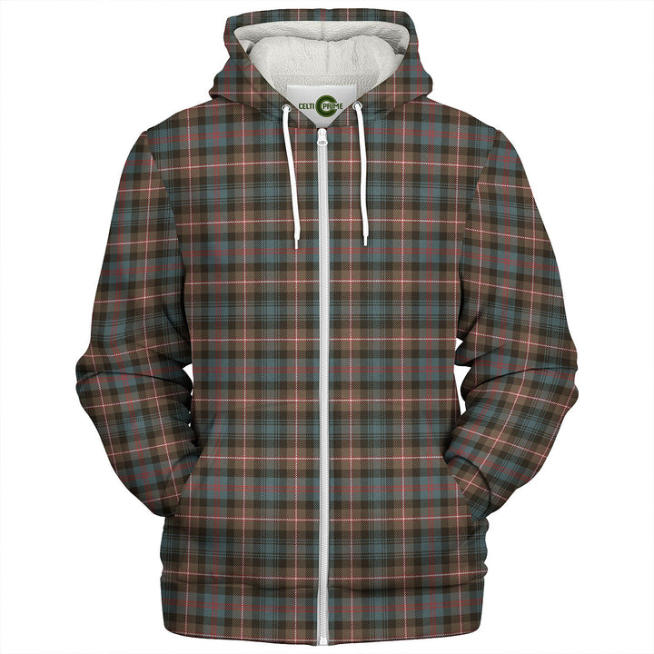 MacKenzie Morgan Weathered Tartan Sherpa Hoodie