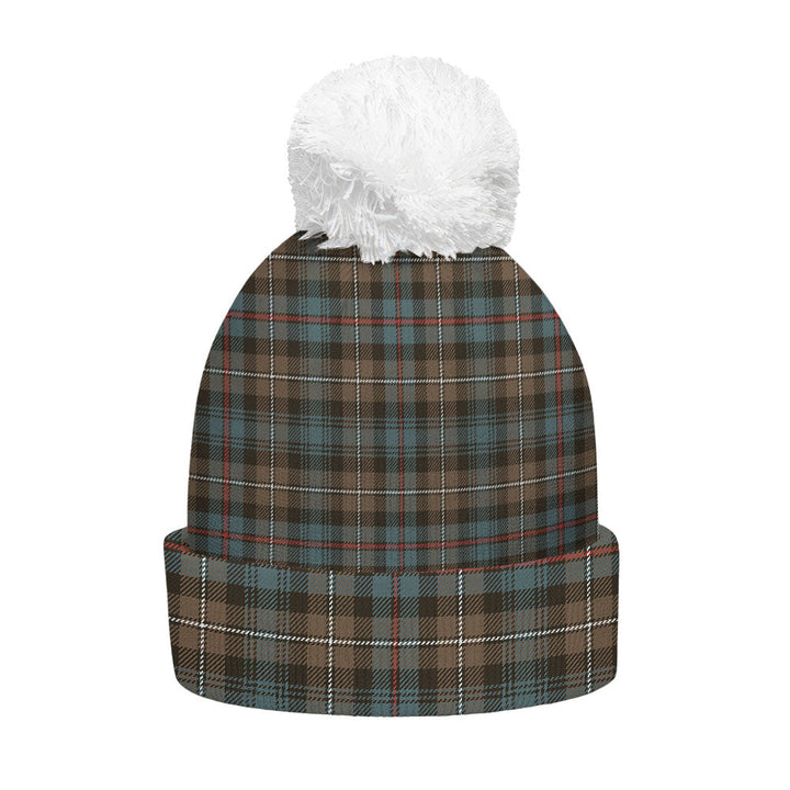 MacKenzie Weathered Clan Badge Tartan Bobble Beanie Hat