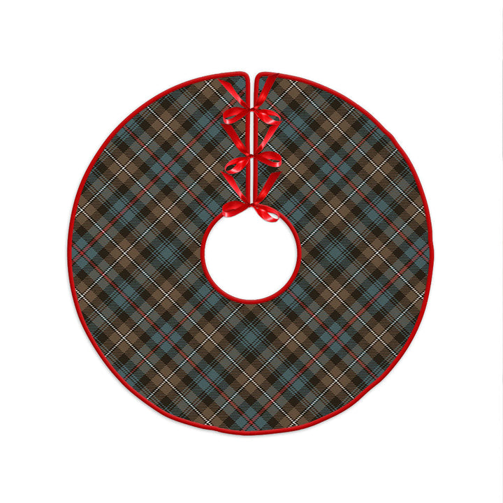 MacKenzie Weathered Clan Badge Tartan Christmas Tree Skirt