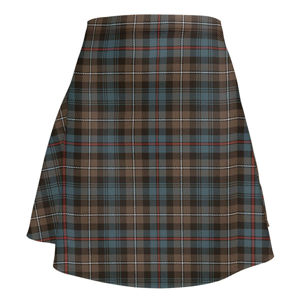 MacKenzie Weathered Clan Badge Tartan Flared Skirt