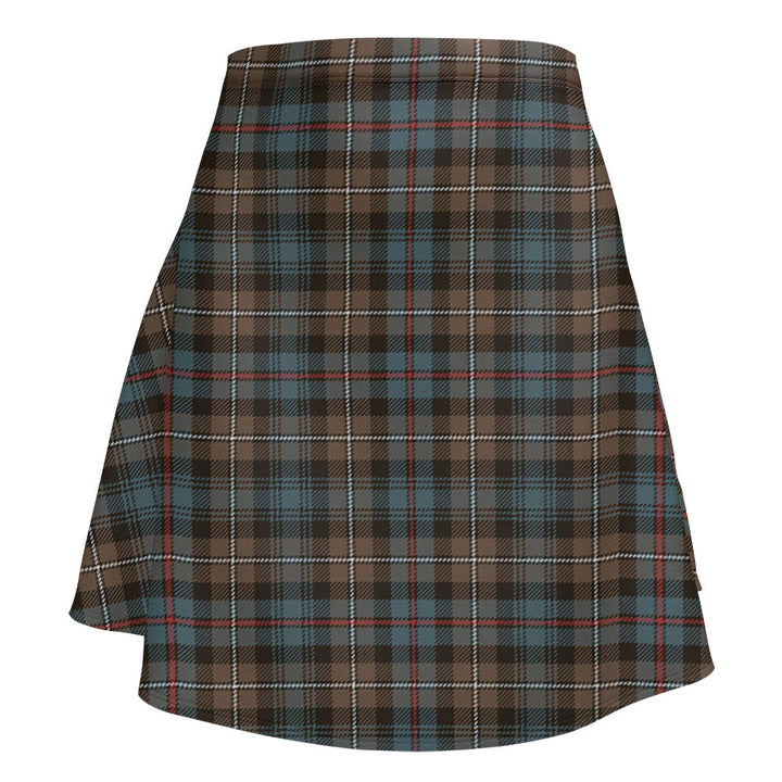 MacKenzie Weathered Clan Badge Tartan Flared Skirt