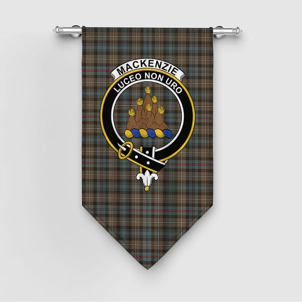 MacKenzie Weathered Clan Badge Tartan Gonfalon