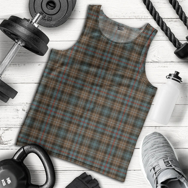 MacKenzie Weathered Clan Badge Tartan Men Tank Top