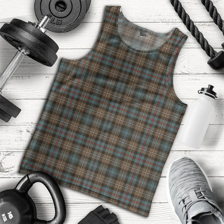 MacKenzie Weathered Clan Badge Tartan Men Tank Top