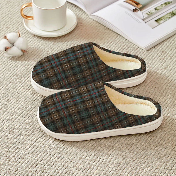 MacKenzie Weathered Clan Badge Tartan Plush Slipper