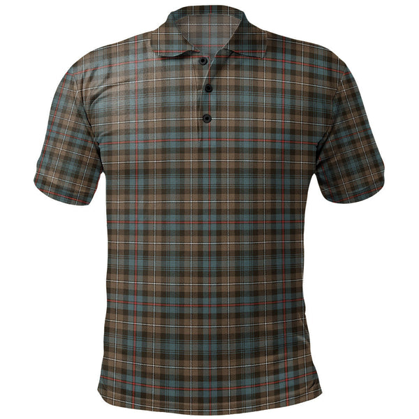 MacKenzie Weathered Clan Badge Tartan Polo Shirt