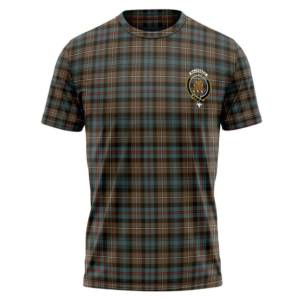 MacKenzie Weathered Clan Badge Tartan T-Shirt