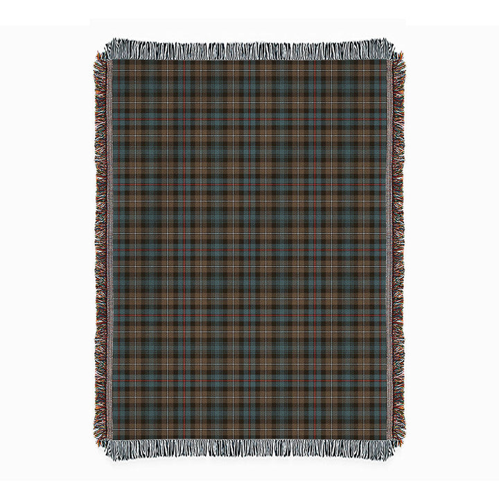 MacKenzie Weathered Clan Badge Tartan Woven Blanket