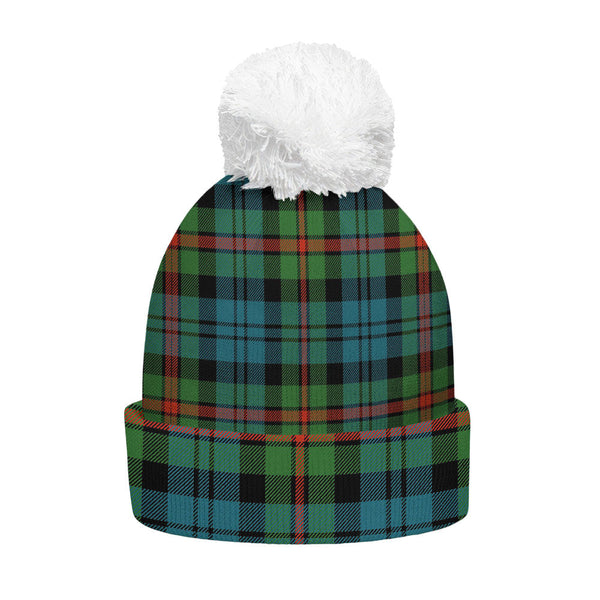 MacKinlay Ancient Clan Badge Tartan Bobble Beanie Hat