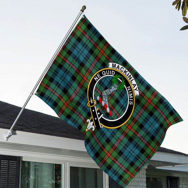 MacKinlay Ancient Clan Badge Tartan House Flag